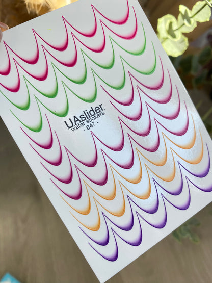 Küünte veekleebis 647