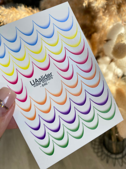 Nail Water Decal 646