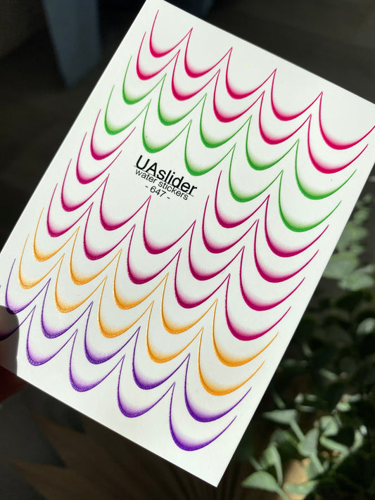 Nail Water Decal 647