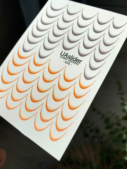 Водные наклейки для ногтей 645