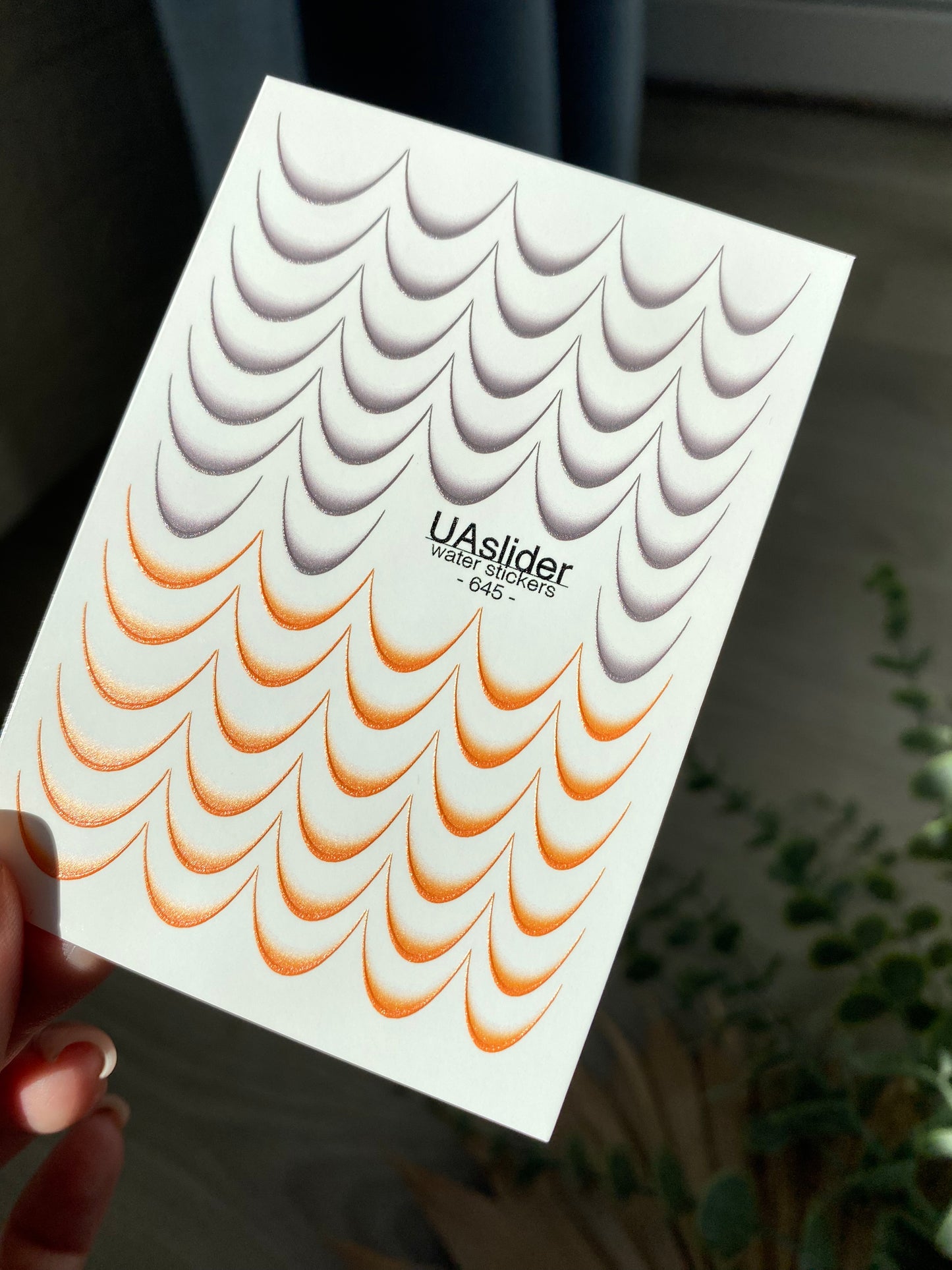 Водные наклейки для ногтей 645