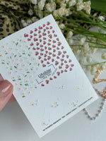 Nail Water Decal NCg-054 | Water Slide Nail Decals | Daisies, Cherries & French Tips - UASLIDER