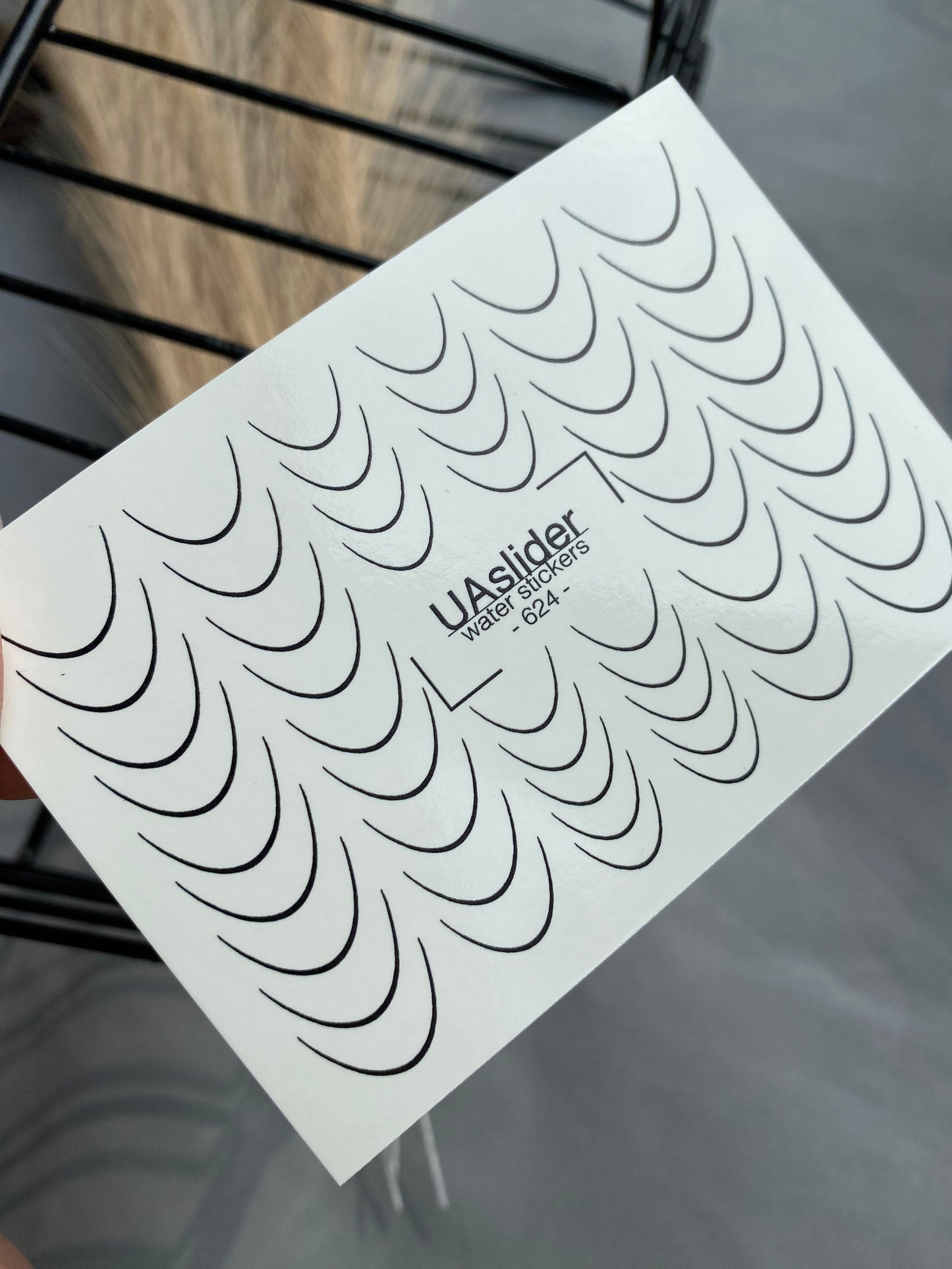 Nail Water Decal 624