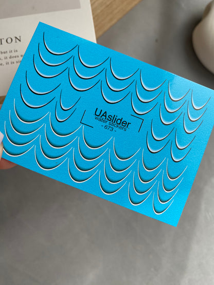 Nail Water Decal 673