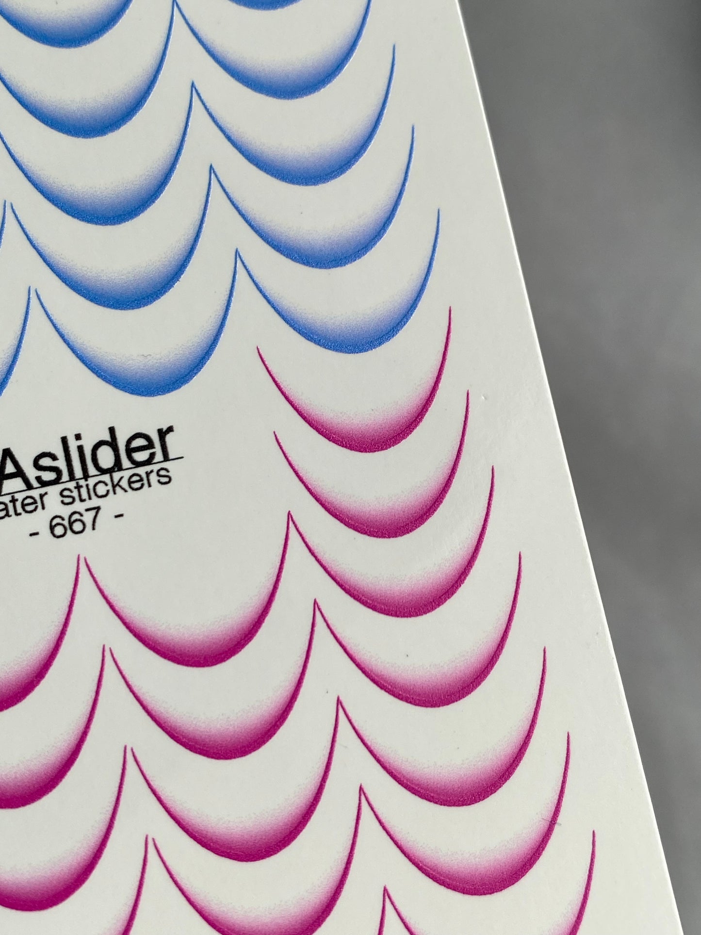 Водные наклейки для ногтей 667