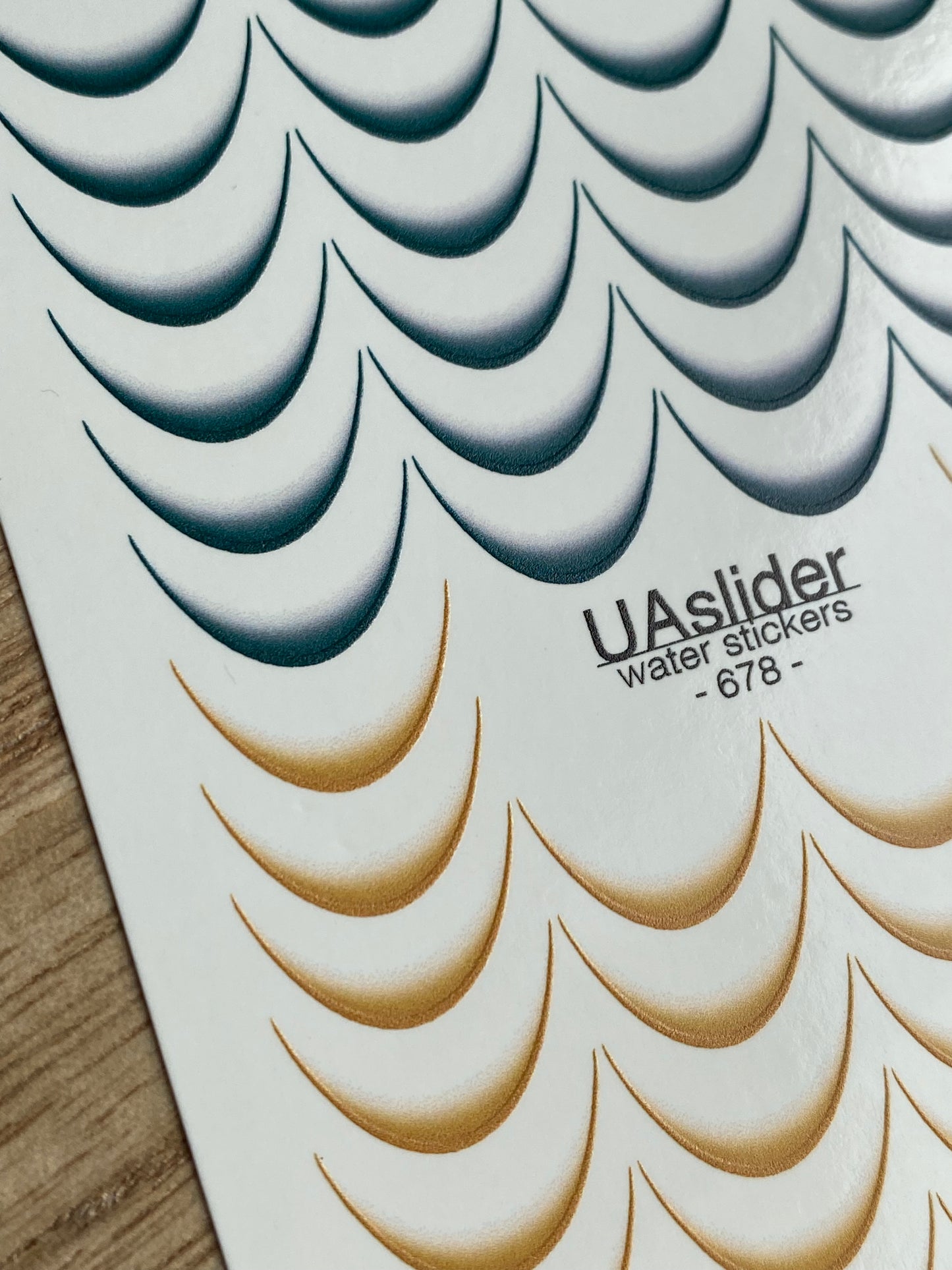 Водные наклейки для ногтей 678