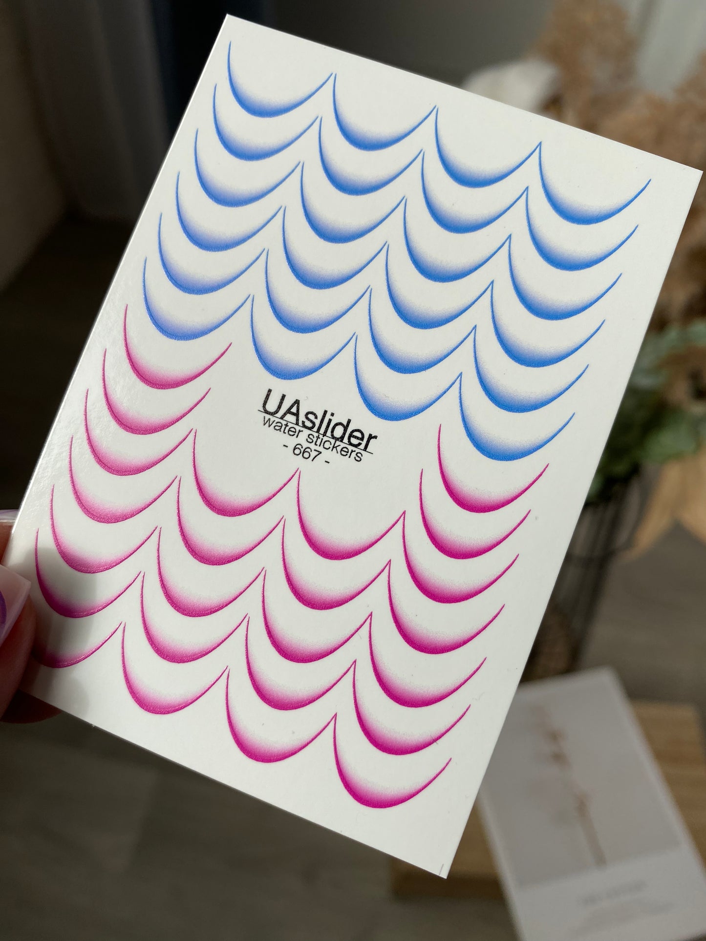 Водные наклейки для ногтей 667