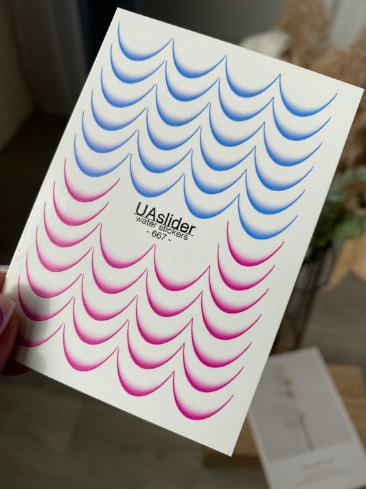 Nail Water Decal 667