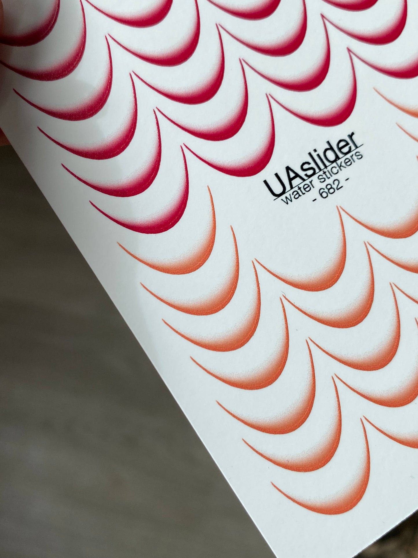 Nail Water Decal 682