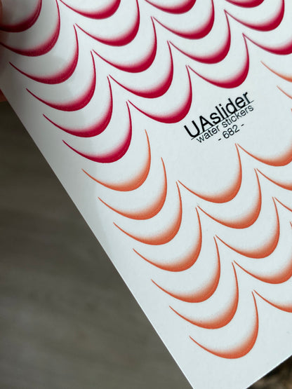 Nail Water Decal 682