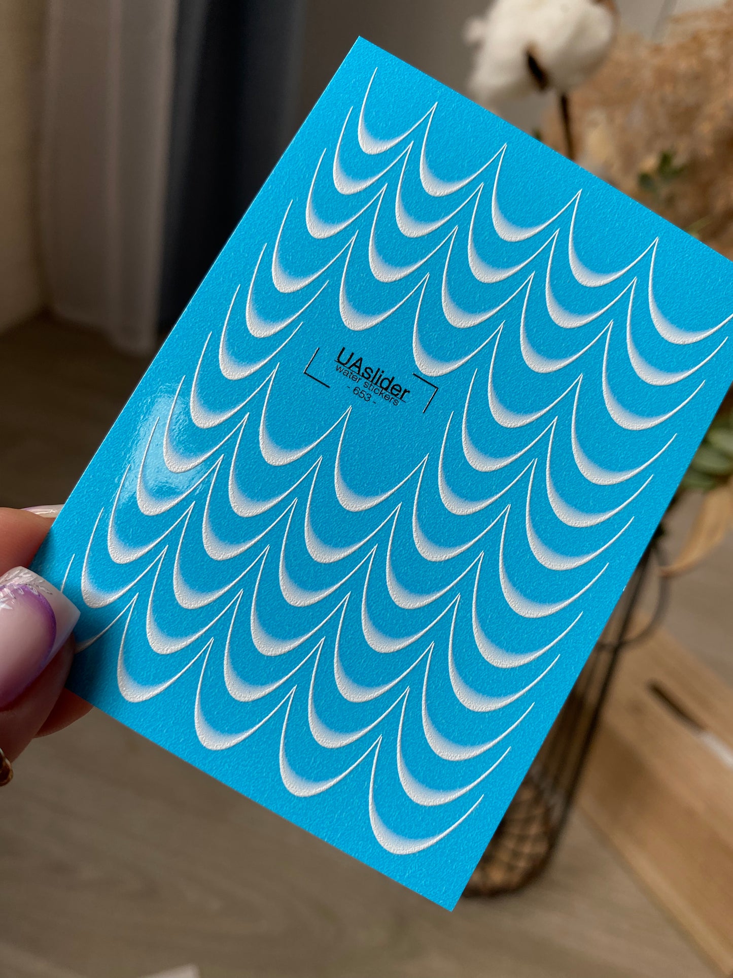 Nail Water Decal 653