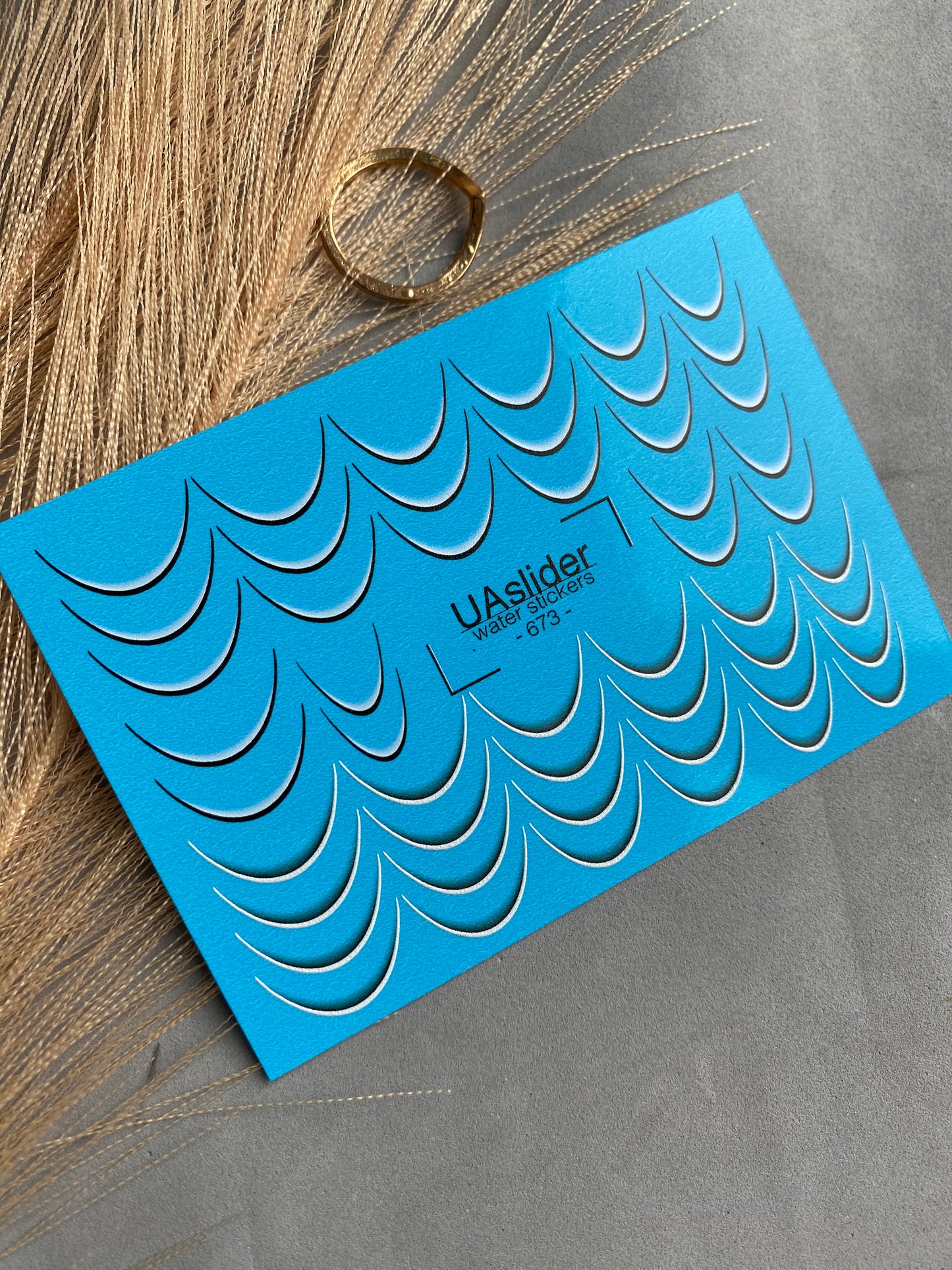 Nail Water Decal 673