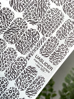 Mixed Animal Print Manicure Wraps — Zebra & Leopard | mw-329