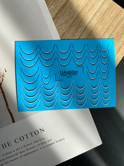 Nail Water Decal 673