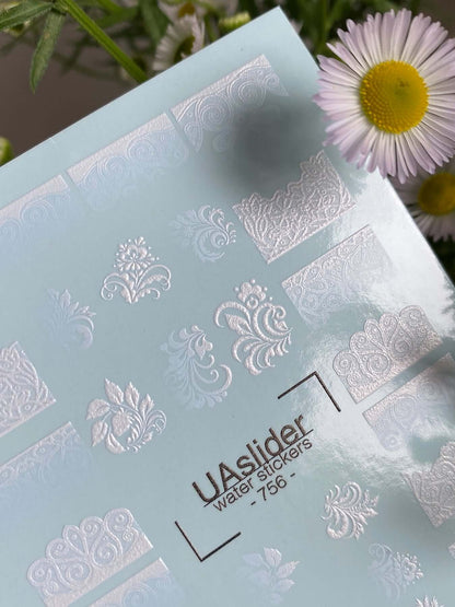 Nail Water Decal 756