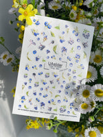 Nail Water Decal NCg-084 | Water Slide Nail Decals Blueberries | Fresh Berry Nail Art - UASLIDER