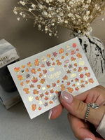 Nail Water Decal CF-289 | Autumn Leaves Water Slide Nail Decals | Fall Quotes & Seasonal Vibes - UASLIDER