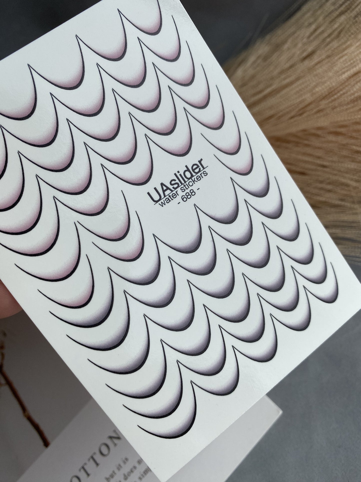 Nail Water Decal 688