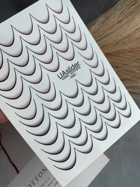 Nail Water Decal 688