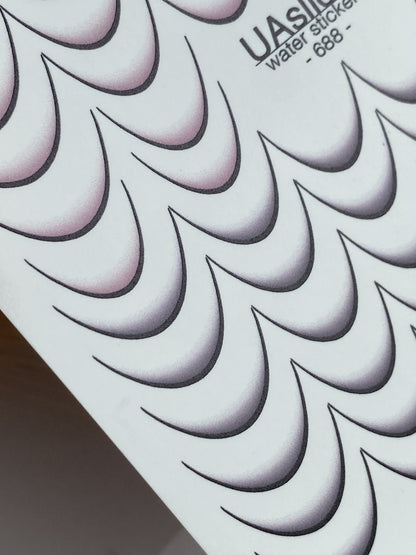 Nail Water Decal 688