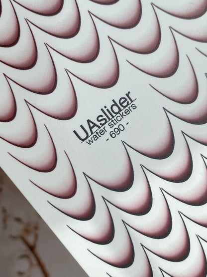 ネイルウォーターデカール 690