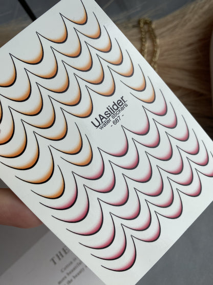 Nail Water Decal 687