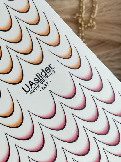 Nail Water Decal 687