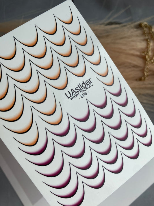 Nail Water Decal 683