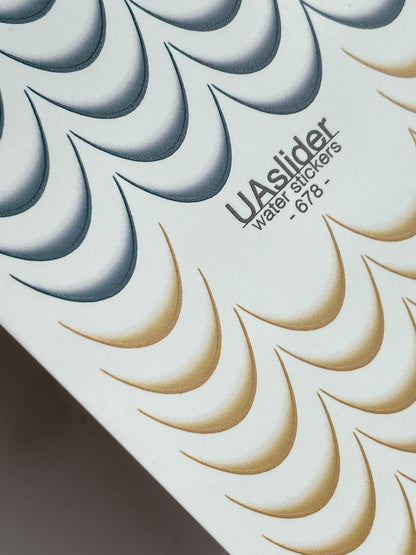 Водные наклейки для ногтей 678