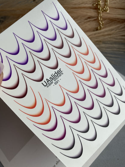 ネイルウォーターデカール 691