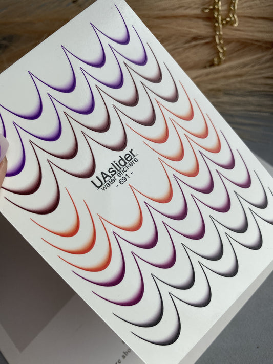 Nail Water Decal 691