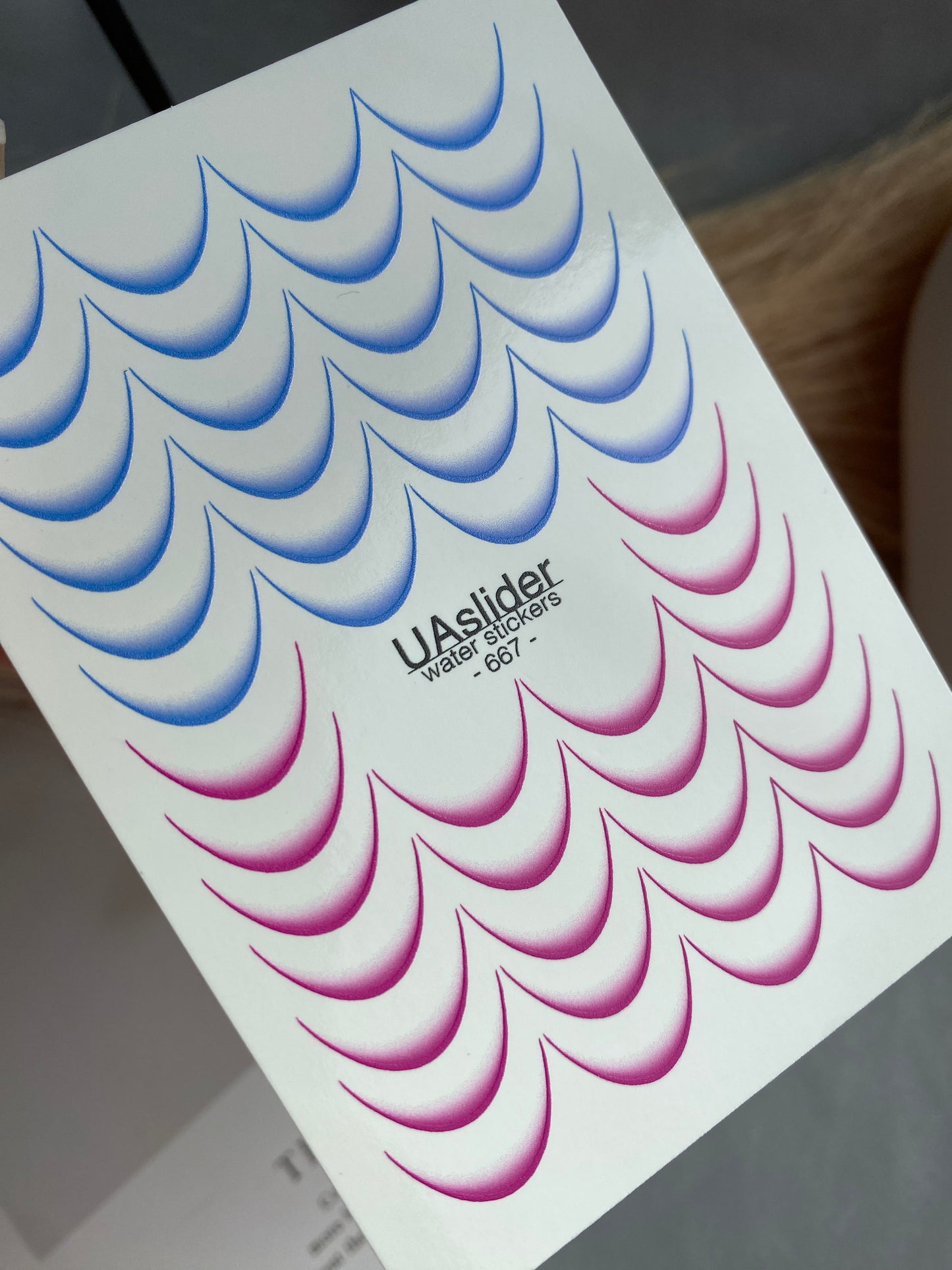 Водные наклейки для ногтей 667