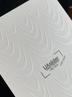 Nail Water Decal NC-004 | Water Transfer Nail Decals White French | Clean Classic - UASLIDER