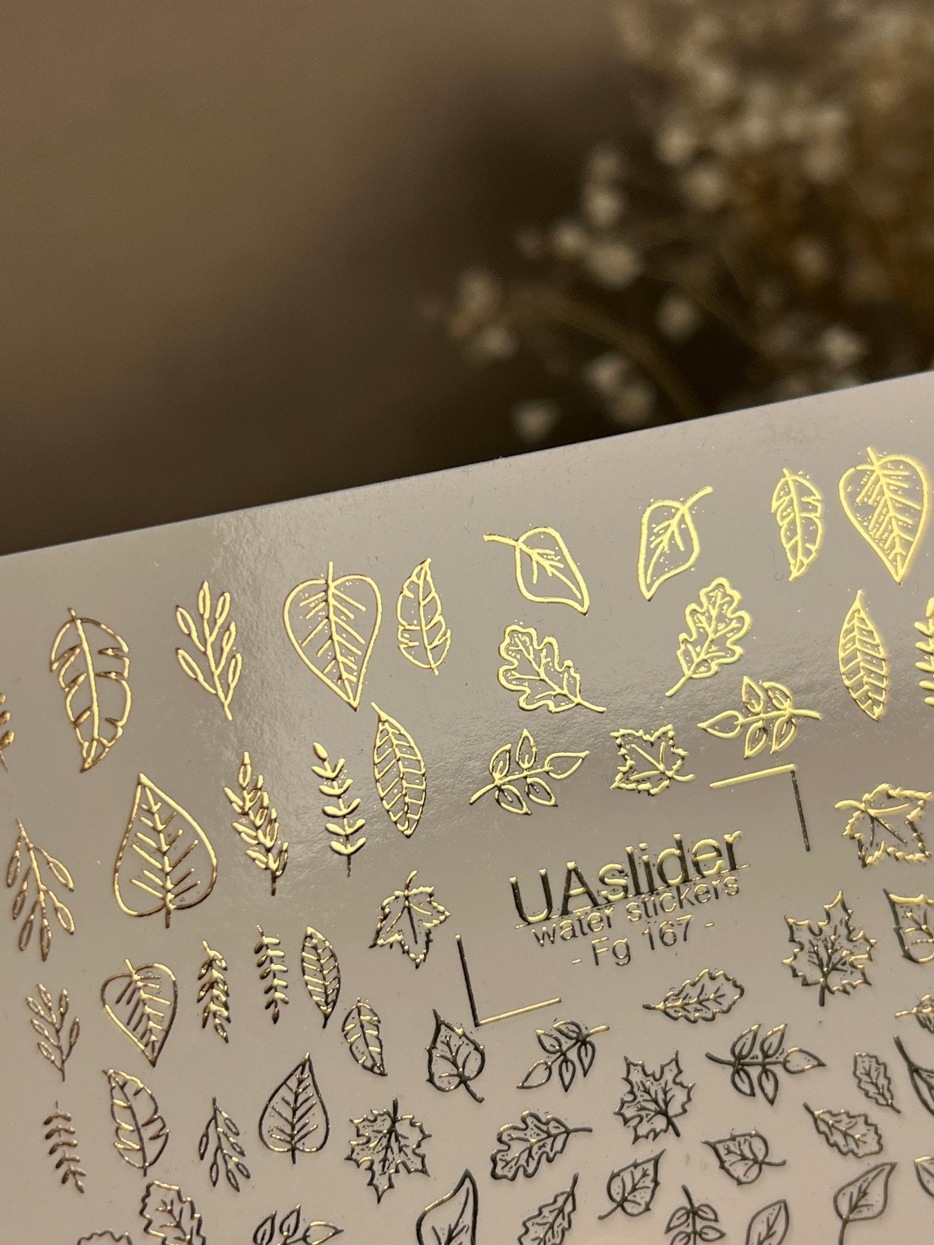 Nail Water Decal Fg-167 - UASLIDER
