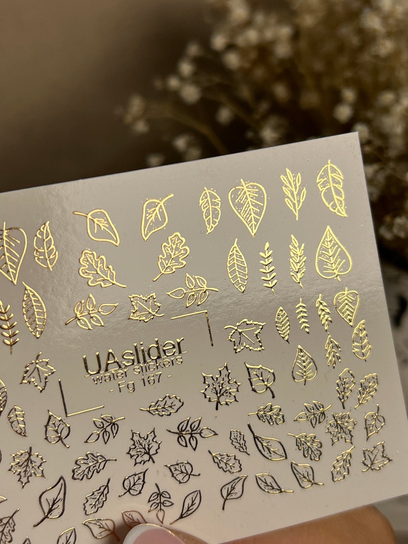 Nail Water Decal Fg-167 - UASLIDER