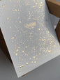 Nail Water Decal Fg-234 | Water Slide Nail Decals | Gold Foil Splatter Effect