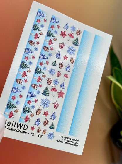 Nail Water Decal 121 Nail WD