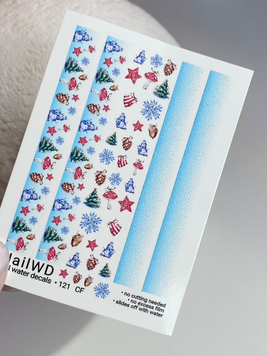 Nail Water Decal 121 Nail WD