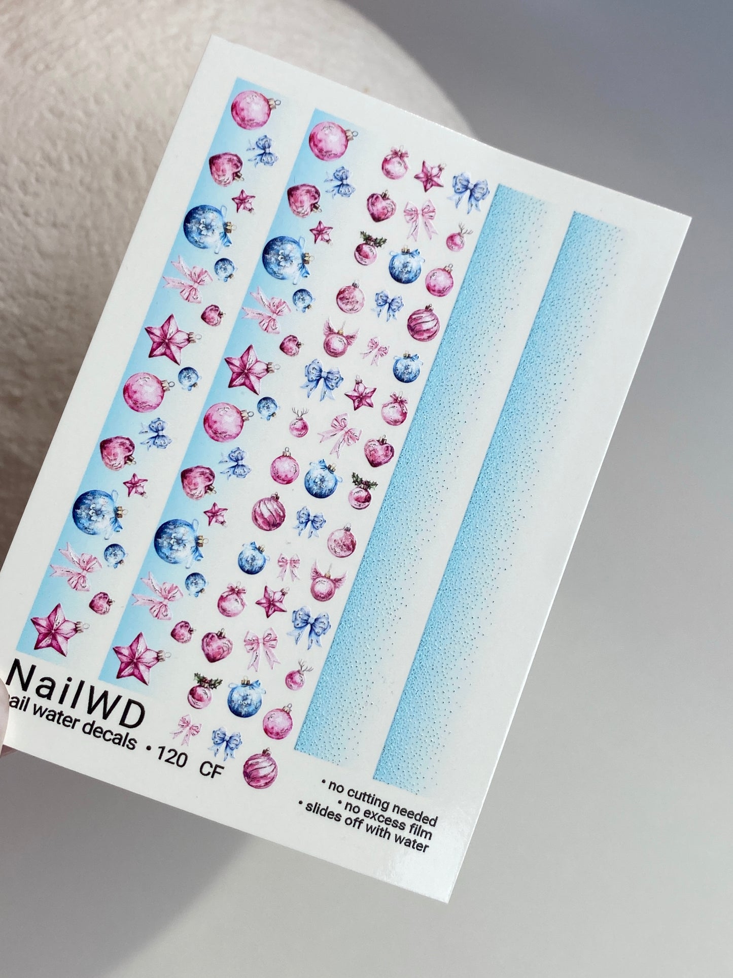 Nail Water Decal 120 Nail WD