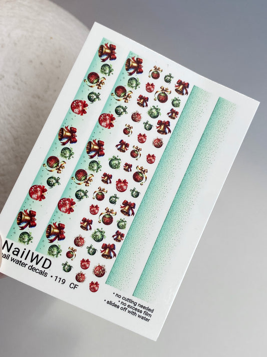 Nail Water Decal 119 Nail WD