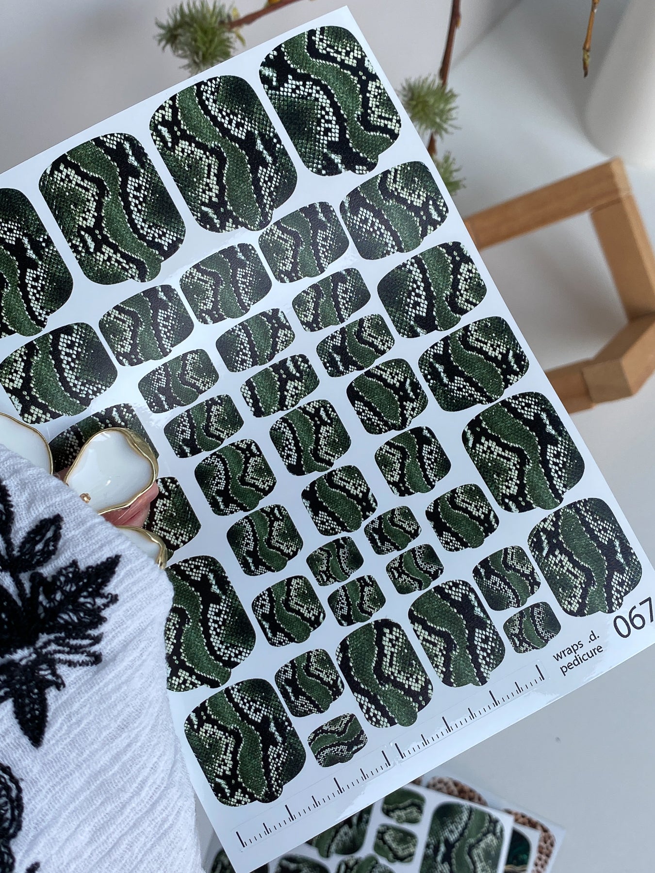 Nail wrap films wnb-067