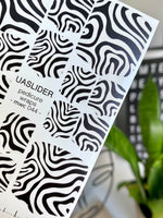 Abstract Pedicure Nail Wraps — Black & White Op Art Swirl | MWC-044 - UASLIDER