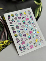 Alien Nail Decals — Cute Space Characters, I Need Space | MC-049 - UASLIDER