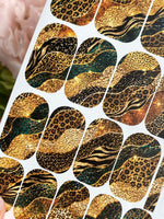 Animal Print Manicure Wraps — Leopard Zebra Mix | mw-090 - UASLIDER