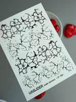 Crackle Texture Nail Decals — Gold Foil Cracked Pattern | CF - 799 - UASLIDER