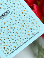 Daisy Nail Decals — Scattered White Chamomile Flowers | NC-177 - UASLIDER