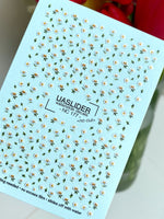 Daisy Nail Decals — Scattered White Chamomile Flowers | NC-177 - UASLIDER