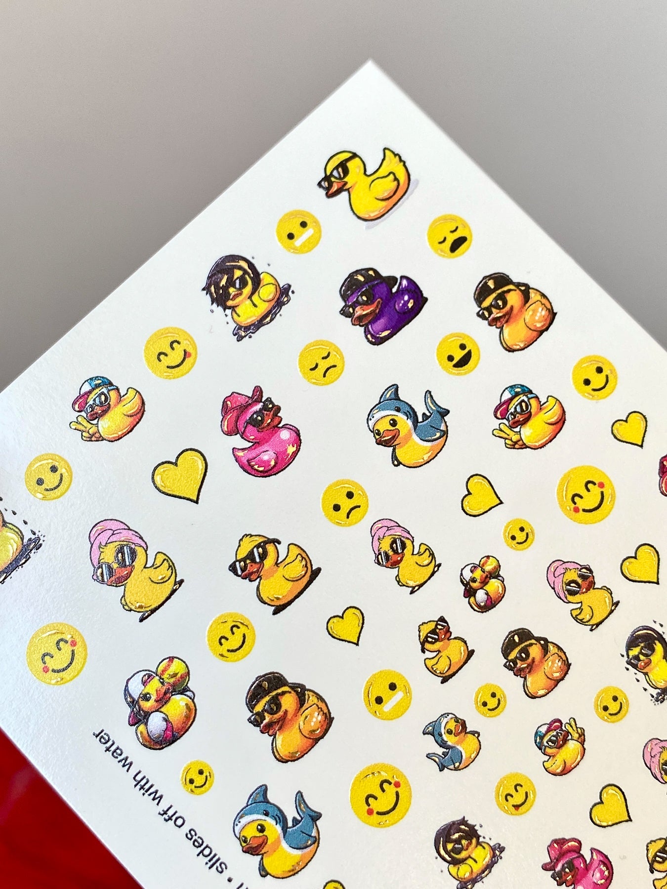 Duck Nail Decals — Cool Rubber Ducks with Sunglasses & Outfits | NCg-182 - UASLIDER