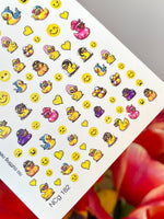 Duck Nail Decals — Cool Rubber Ducks with Sunglasses & Outfits | NCg-182 - UASLIDER