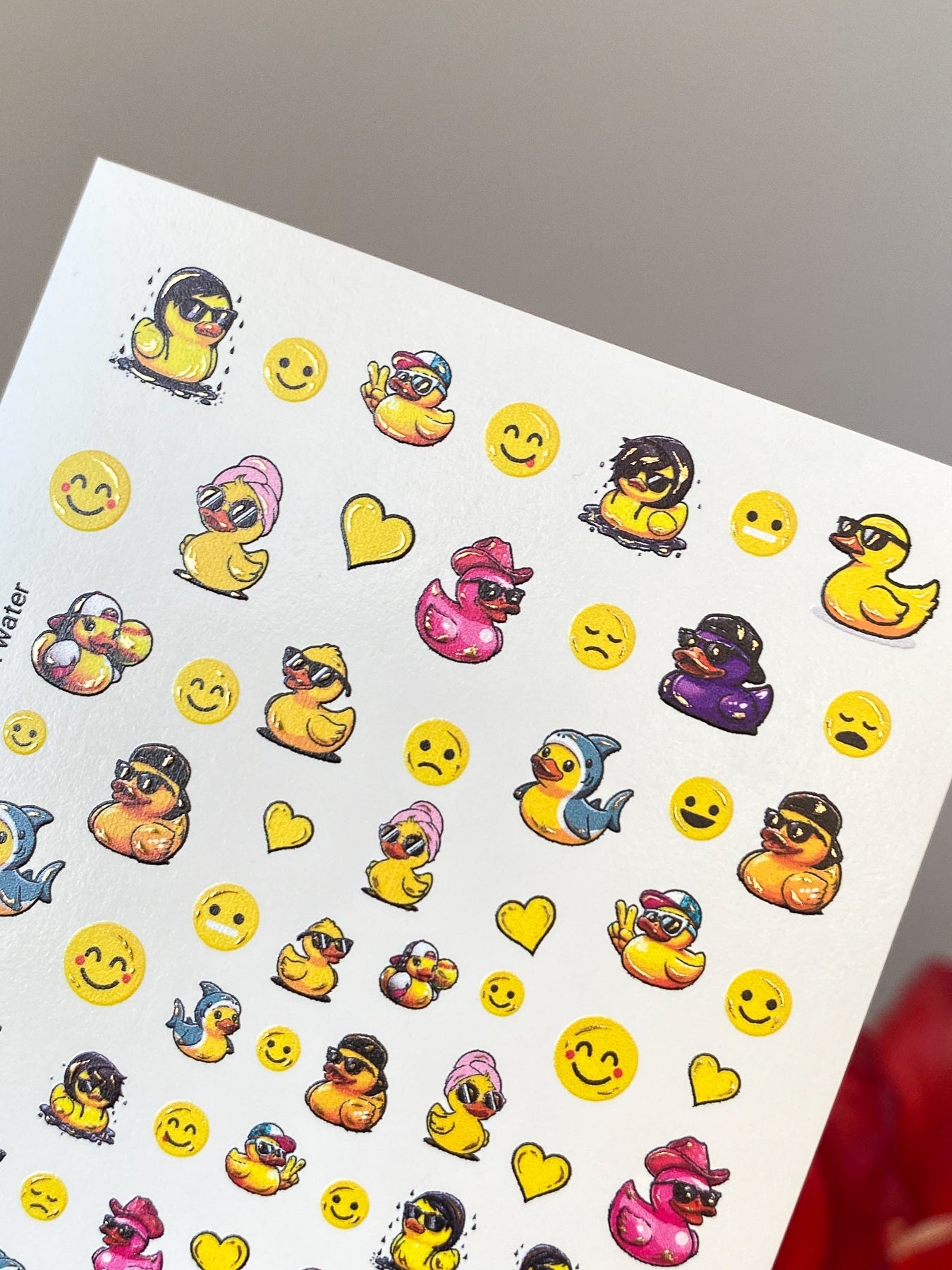 Duck Nail Decals — Cool Rubber Ducks with Sunglasses & Outfits | NCg-182 - UASLIDER